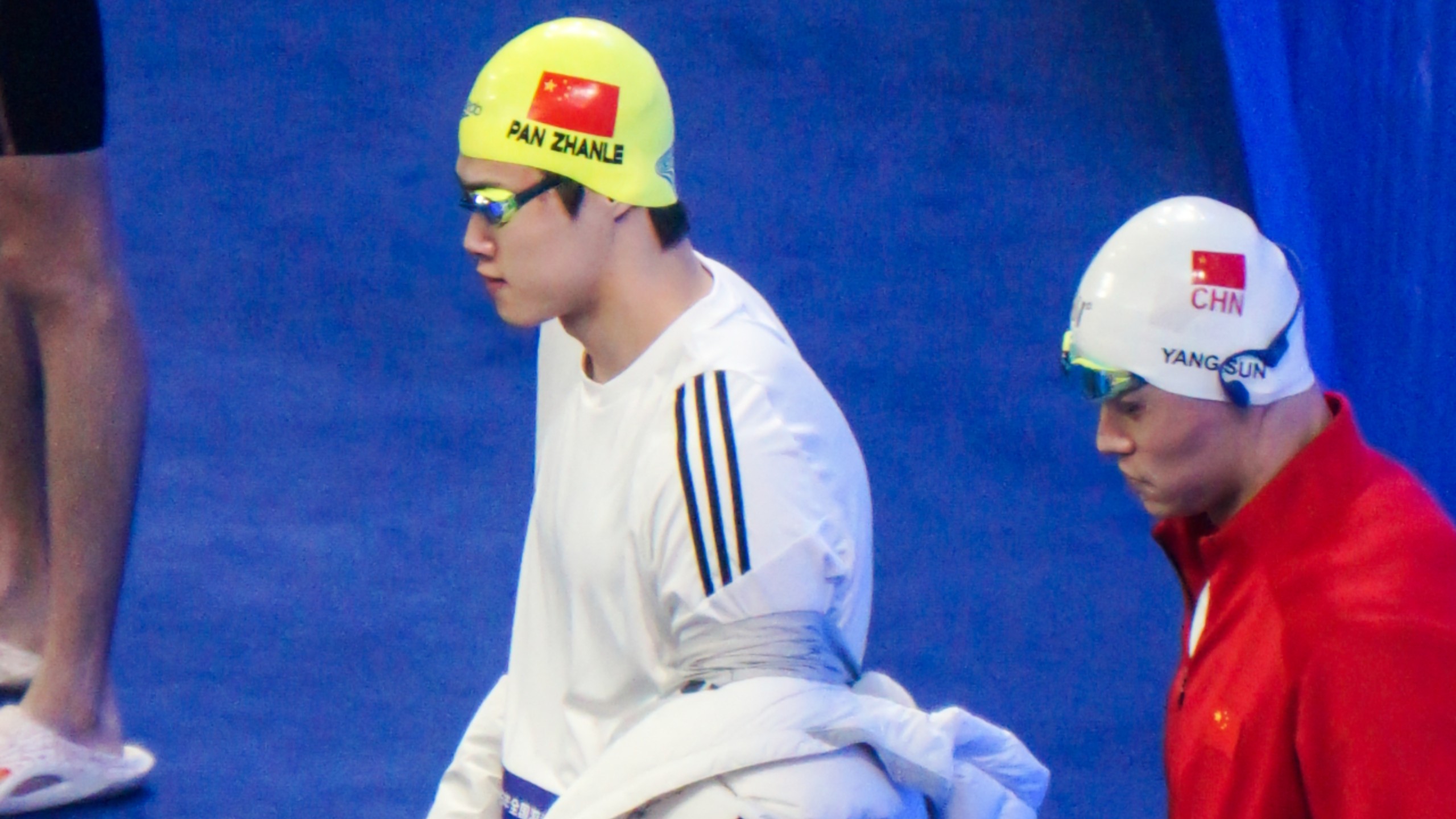 游泳决赛精彩花絮观众眼前一亮 游泳决赛精彩花絮观众眼前一亮