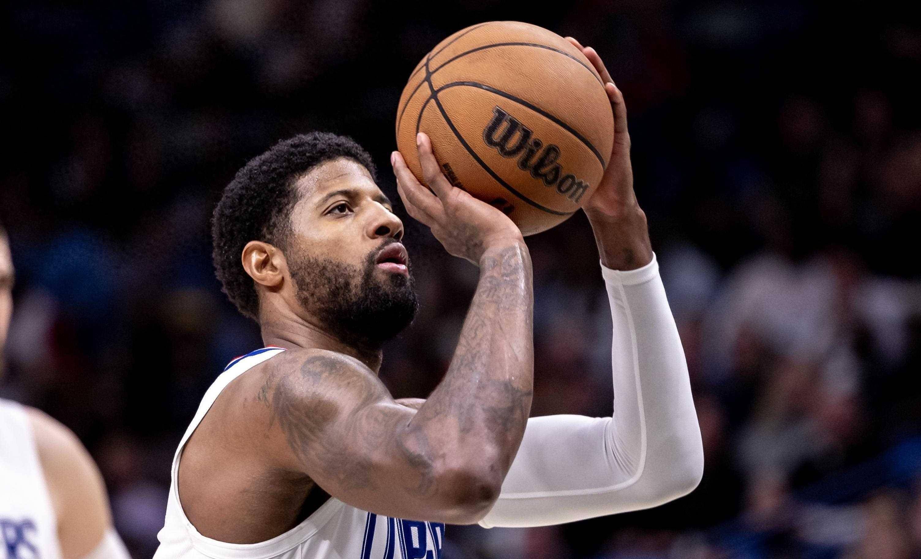 保罗-乔治双核发威,快船擒活塞 保罗-乔治双核发威,快船擒活塞