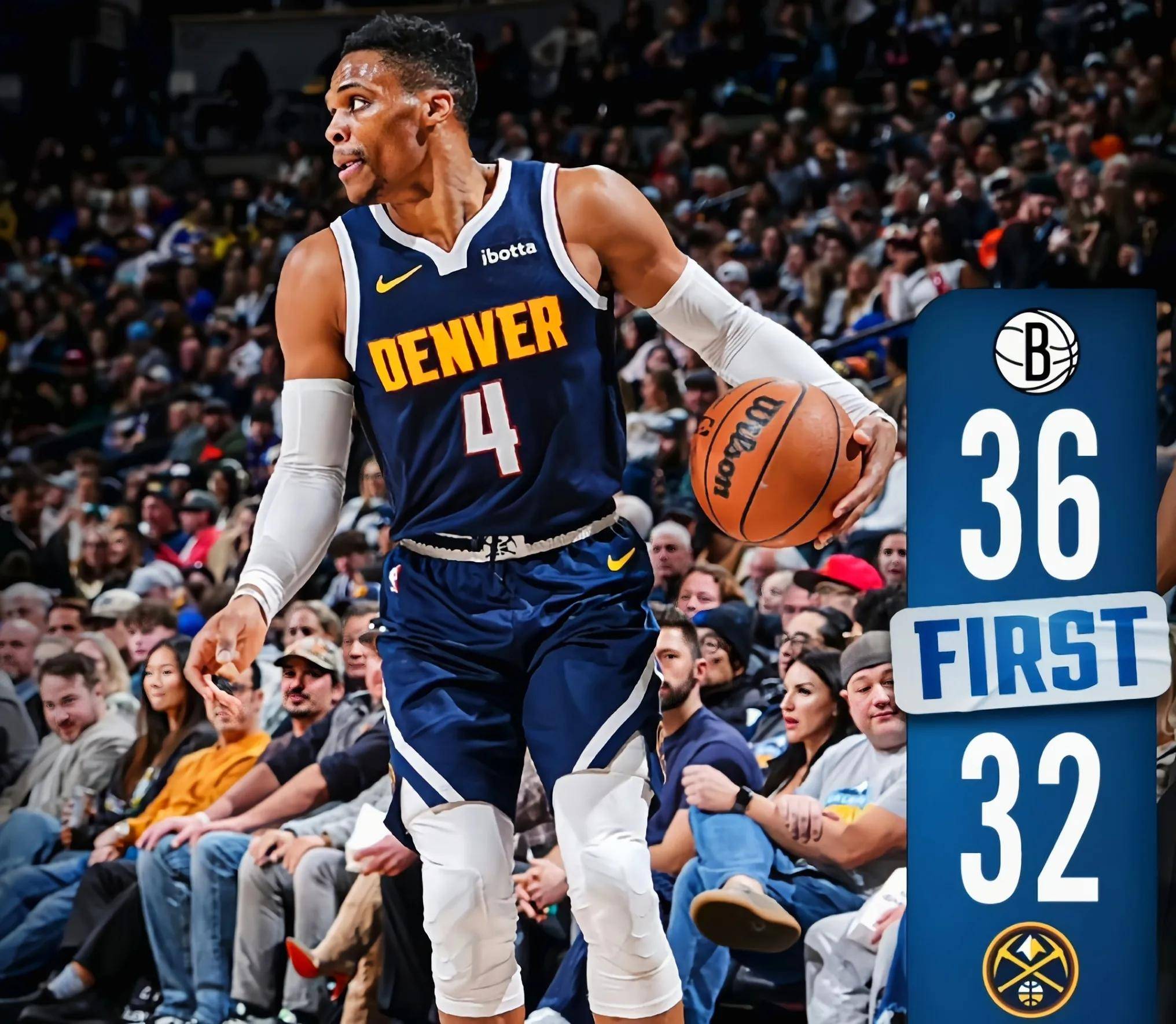 篮网力克掘金，欧文砍下35分